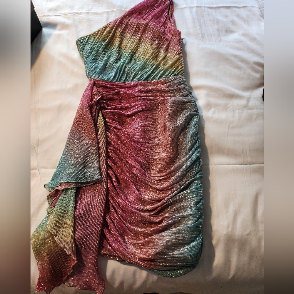 Patbo Prism Lurex Mini Dress - Picture 12 of 15